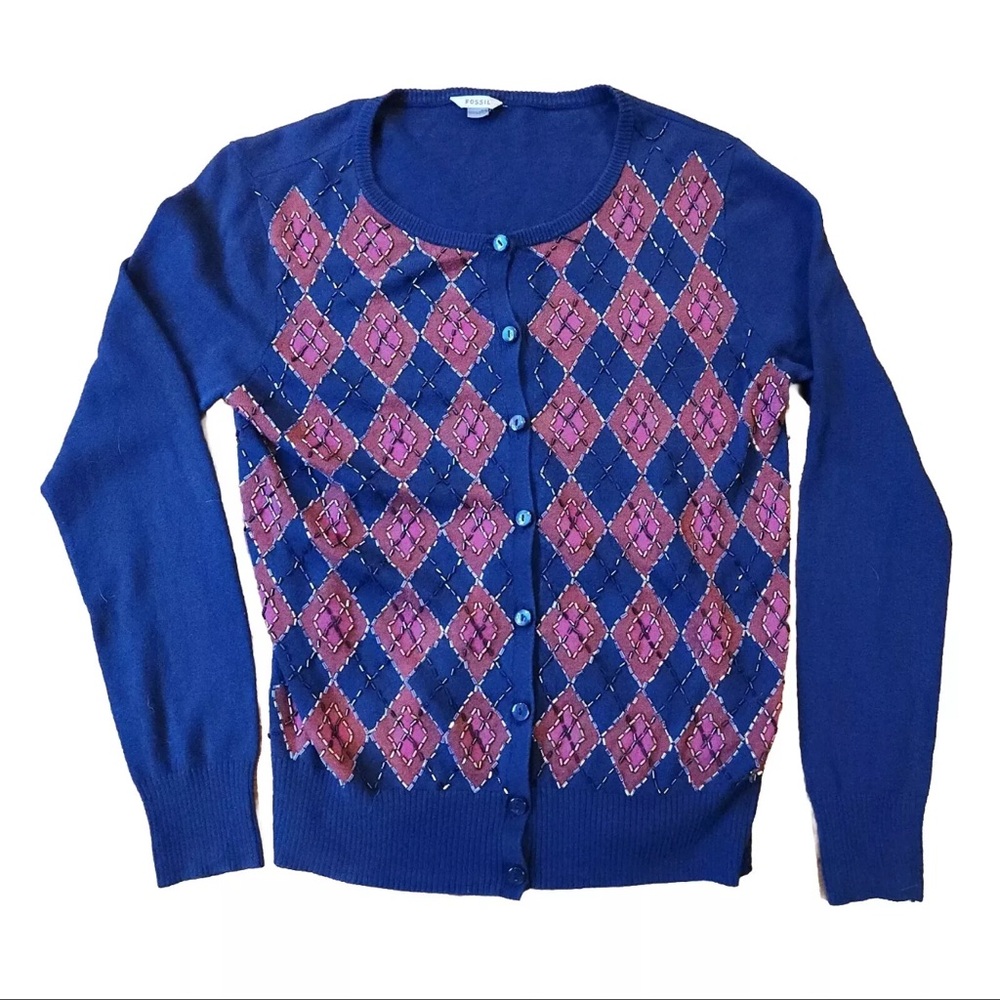 Fossil Button Up Cardigan